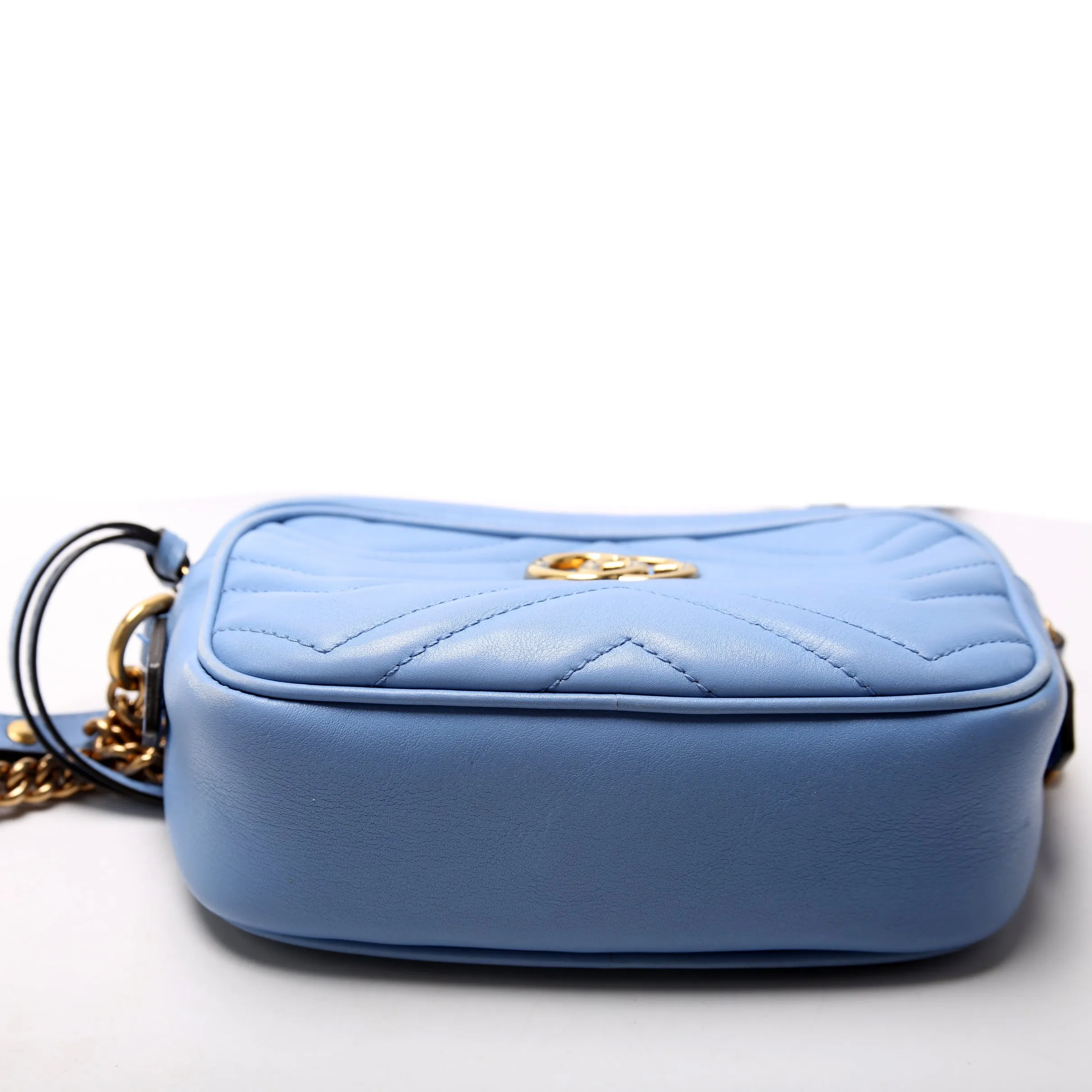 448065 Marmont Mini Camera Bag Blue