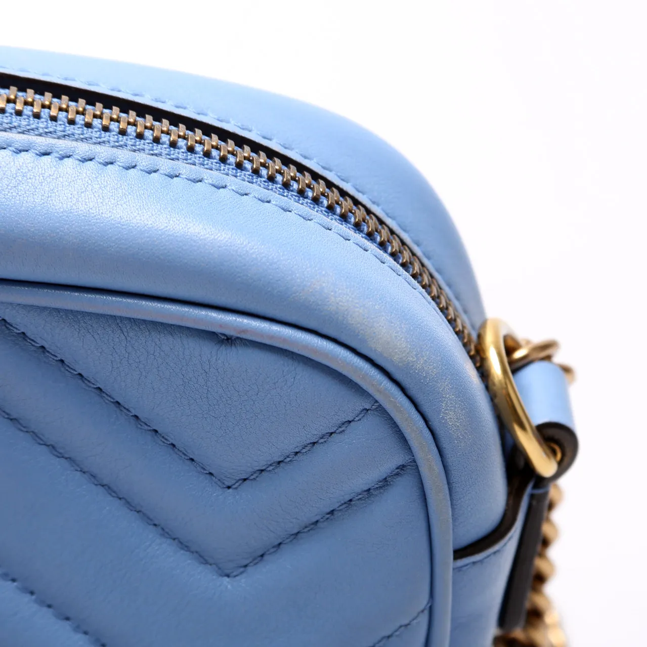 448065 Marmont Mini Camera Bag Blue