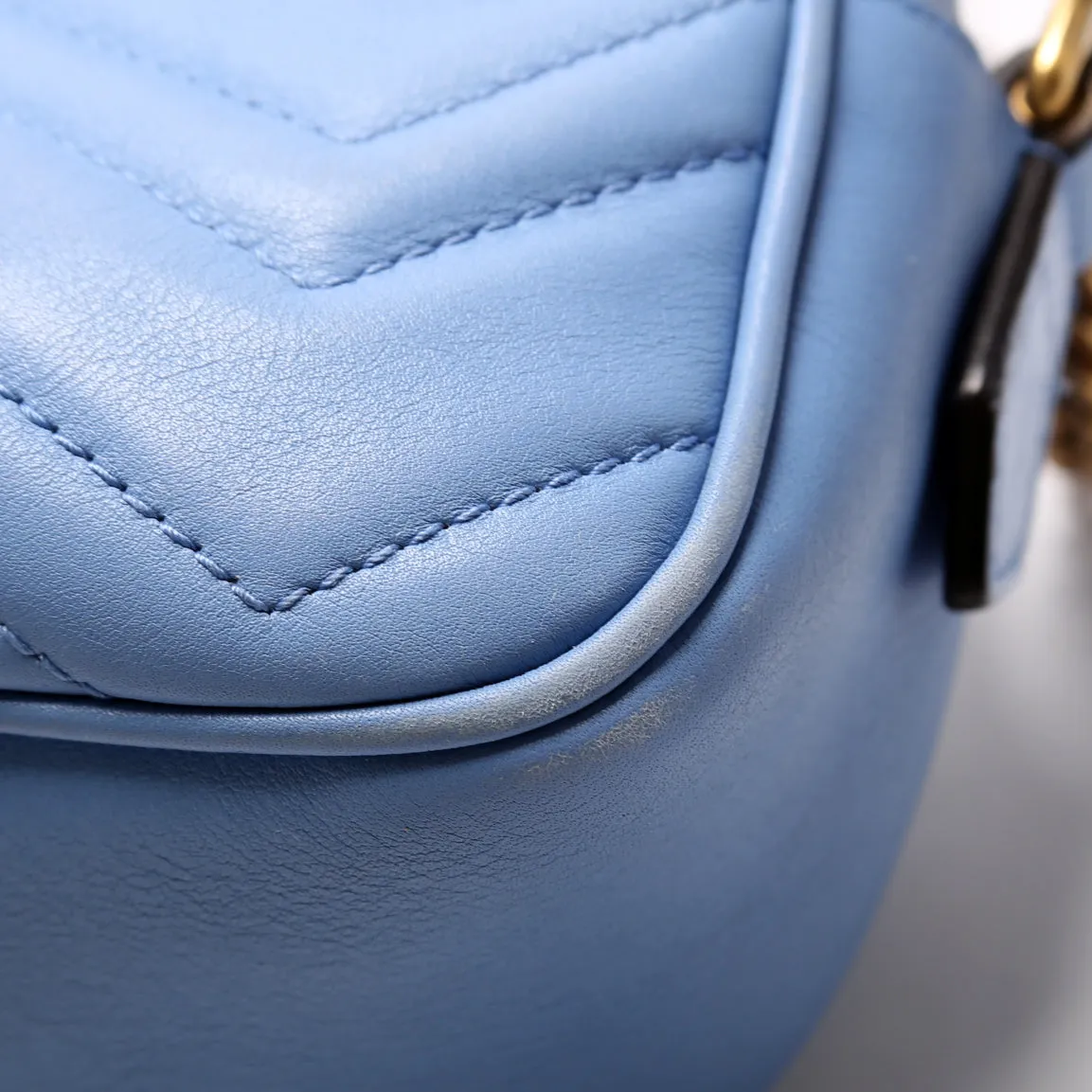 448065 Marmont Mini Camera Bag Blue