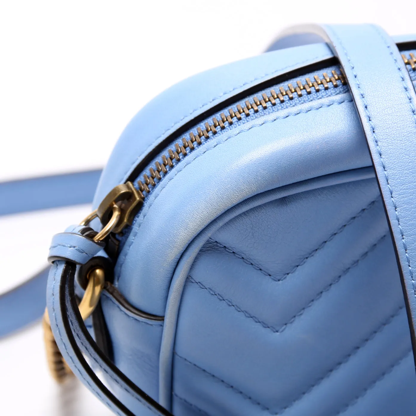 448065 Marmont Mini Camera Bag Blue