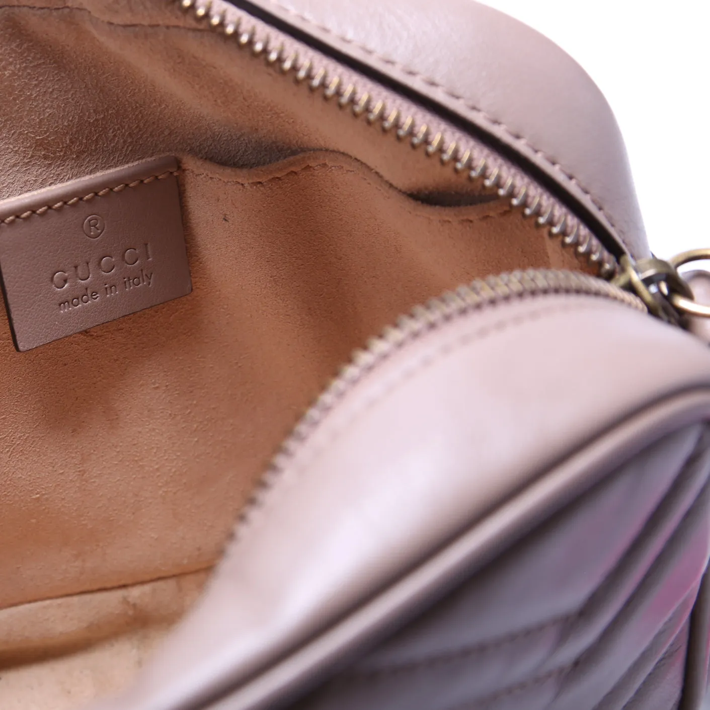 448065 Marmont Mini Camera Bag Nude