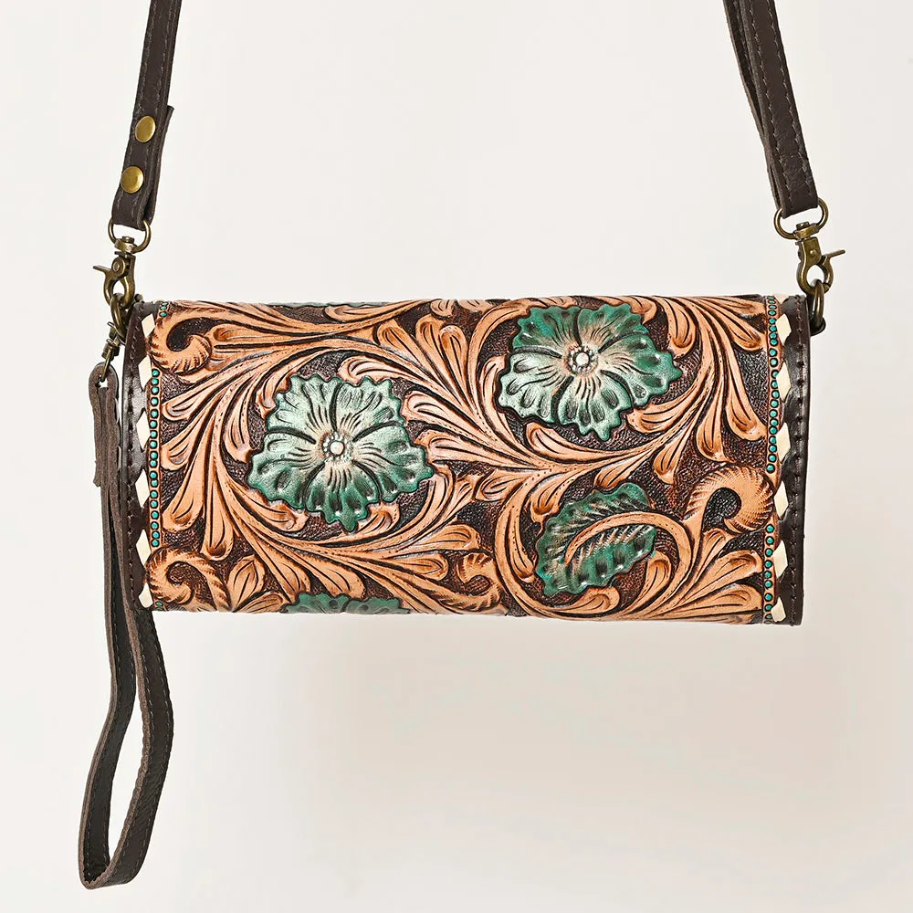 ADBGA489 American Darling Hand Tooled Genuine Leather Women Bag Western Handbag Purse