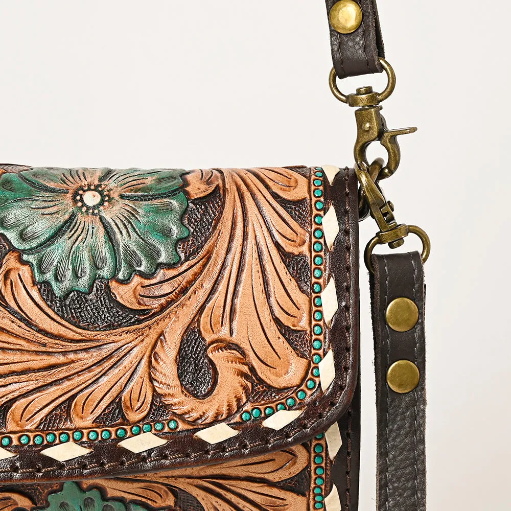 ADBGA489 American Darling Hand Tooled Genuine Leather Women Bag Western Handbag Purse