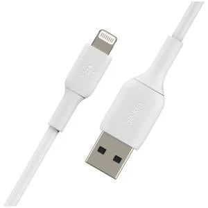 Belkin BoostCharge Lightning to USB-A Cable 1M, White