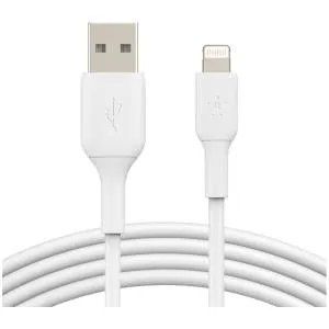 Belkin BoostCharge Lightning to USB-A Cable 1M, White