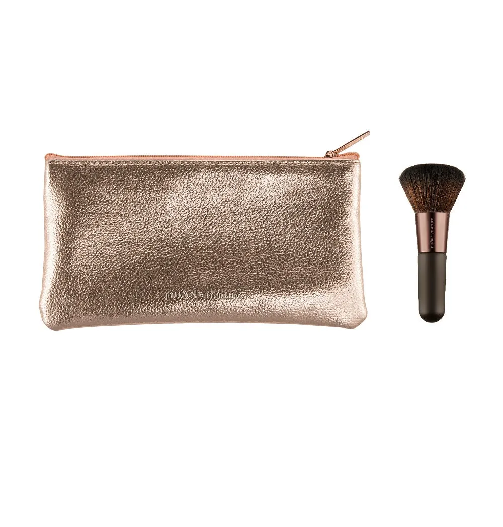 Brush & Rose Gold bag, gift set