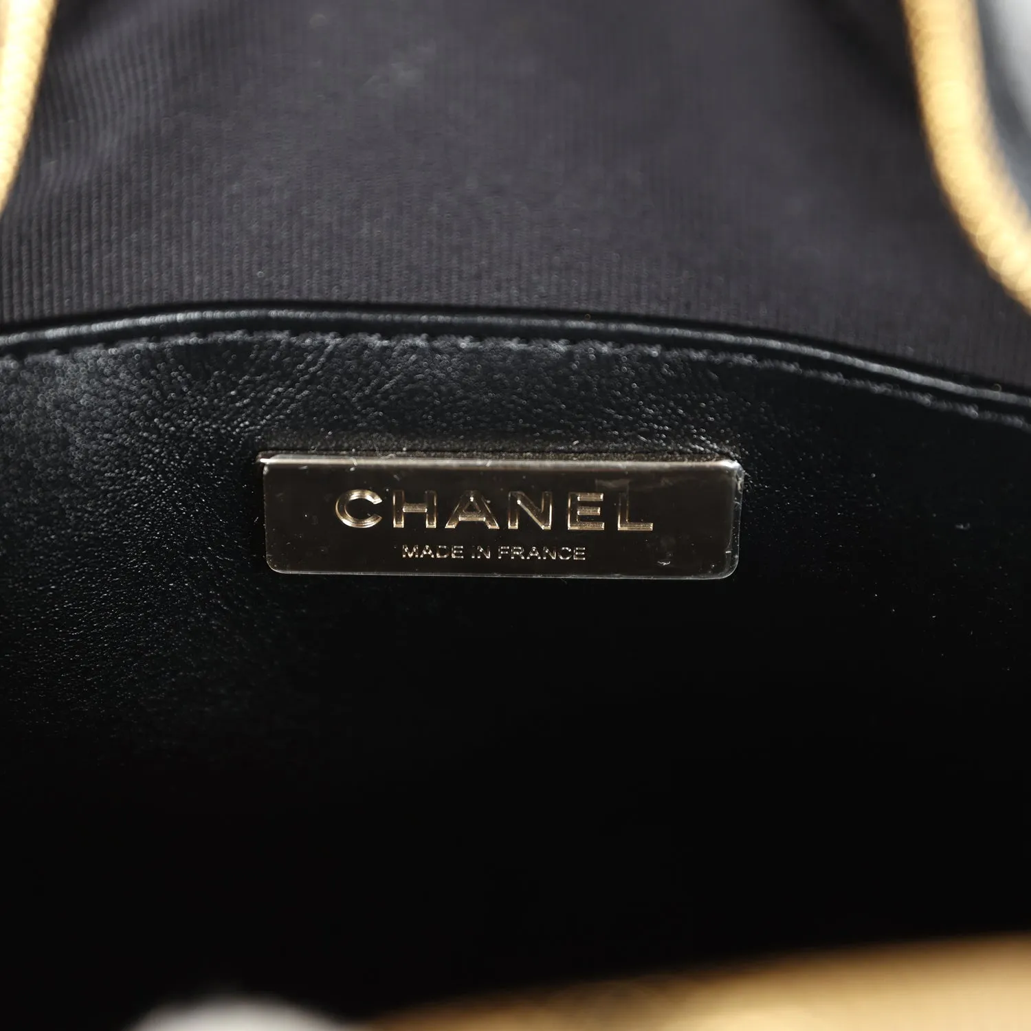 Chanel Star Bag Black Lambskin Light Gold Hardware