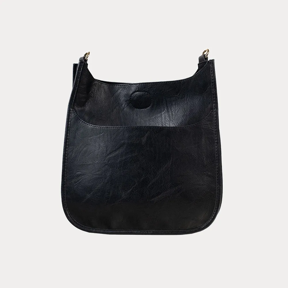 Classic Vegan Leather Messenger