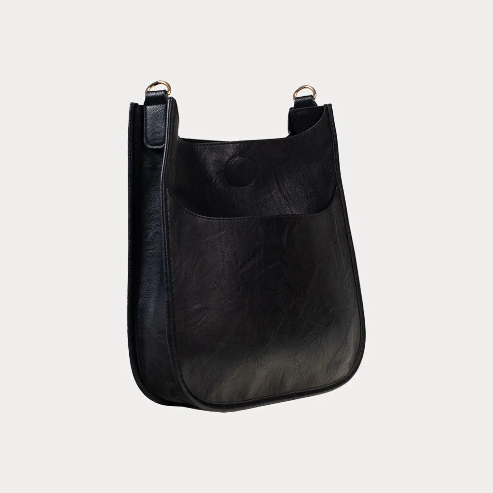 Classic Vegan Leather Messenger