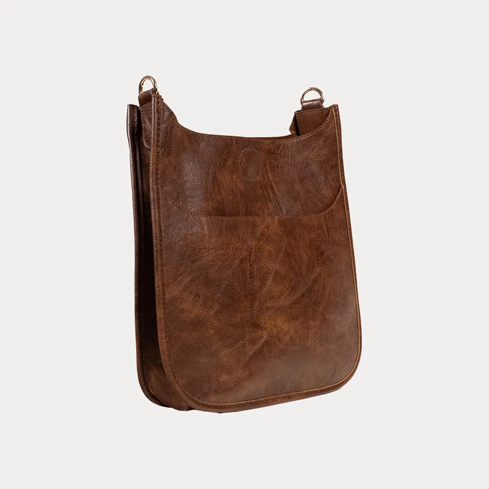 Classic Vegan Leather Messenger