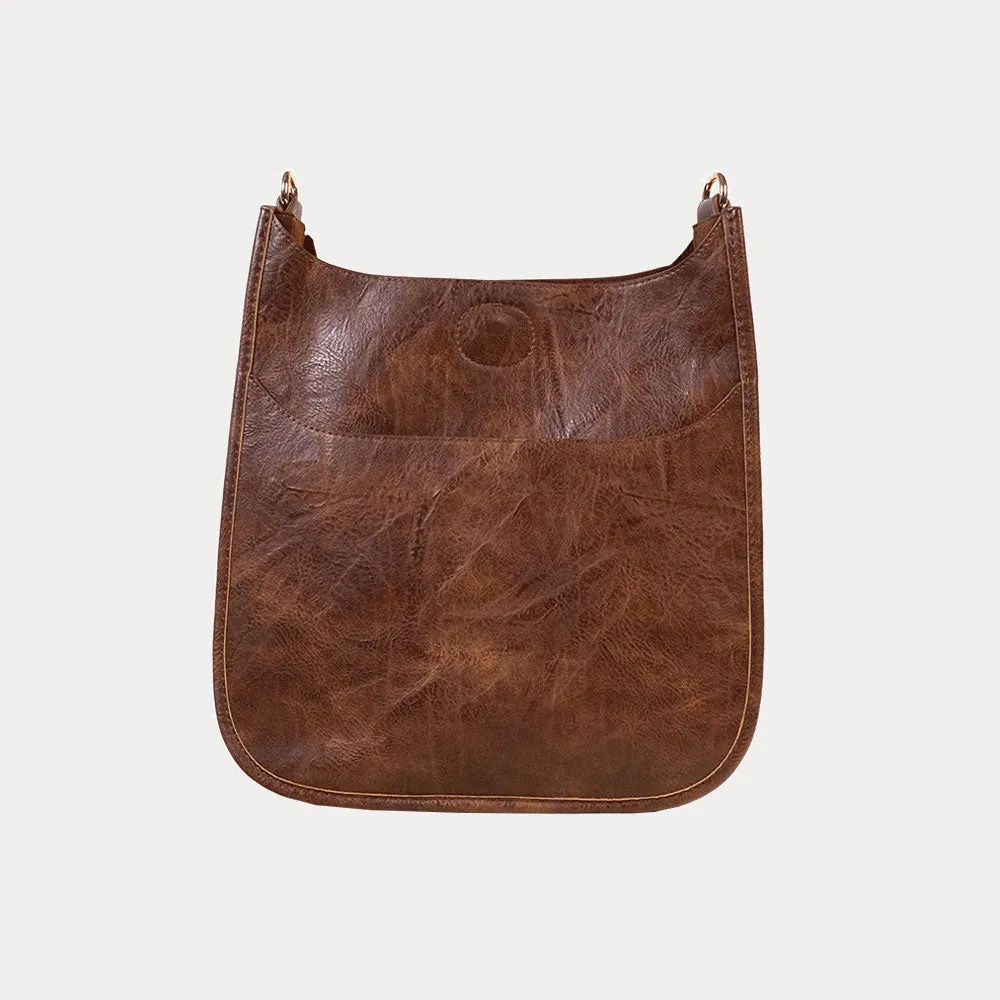Classic Vegan Leather Messenger