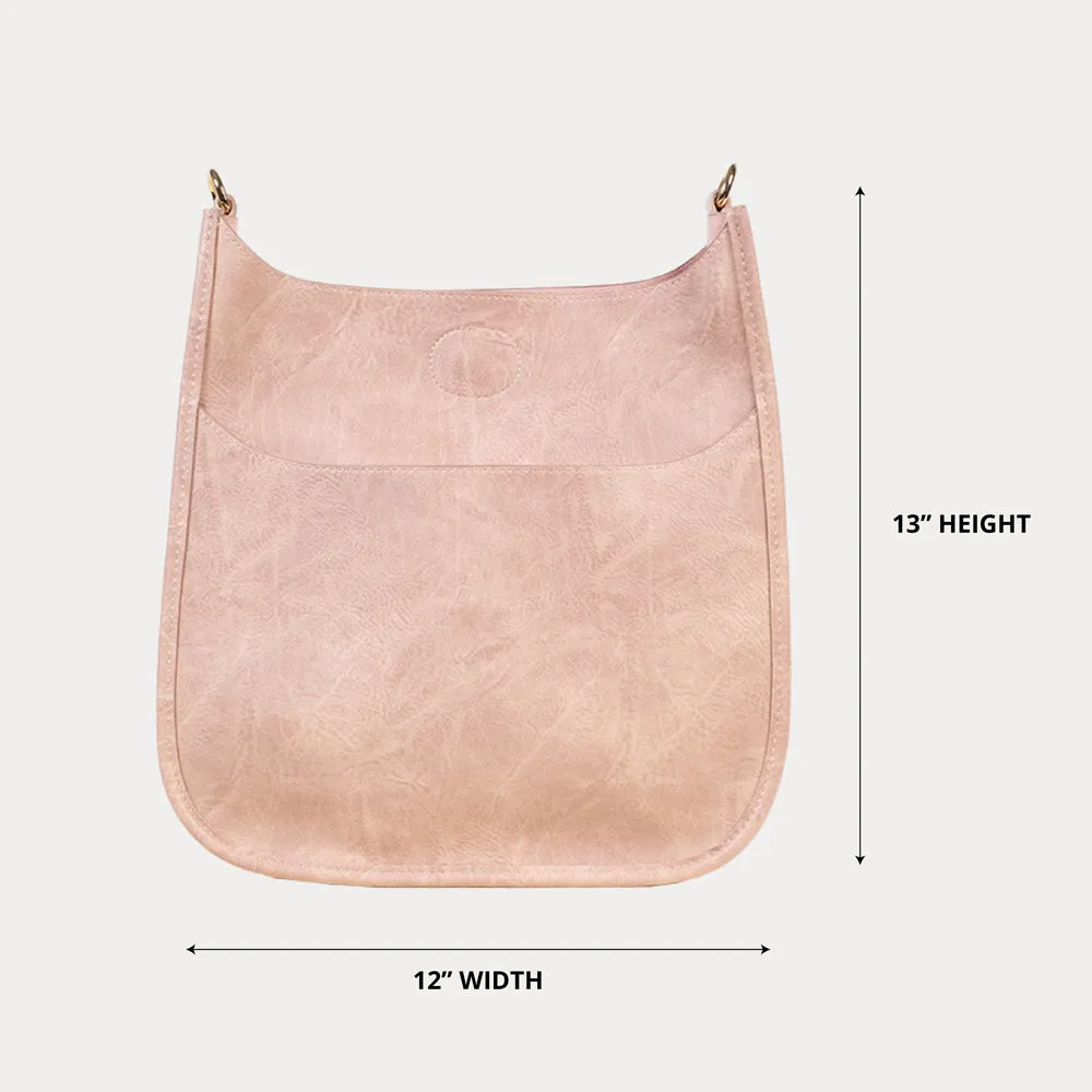 Classic Vegan Leather Messenger