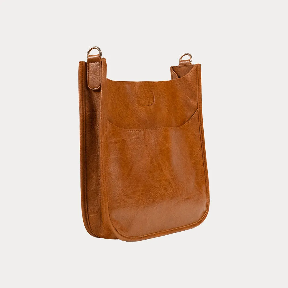 Classic Vegan Leather Messenger
