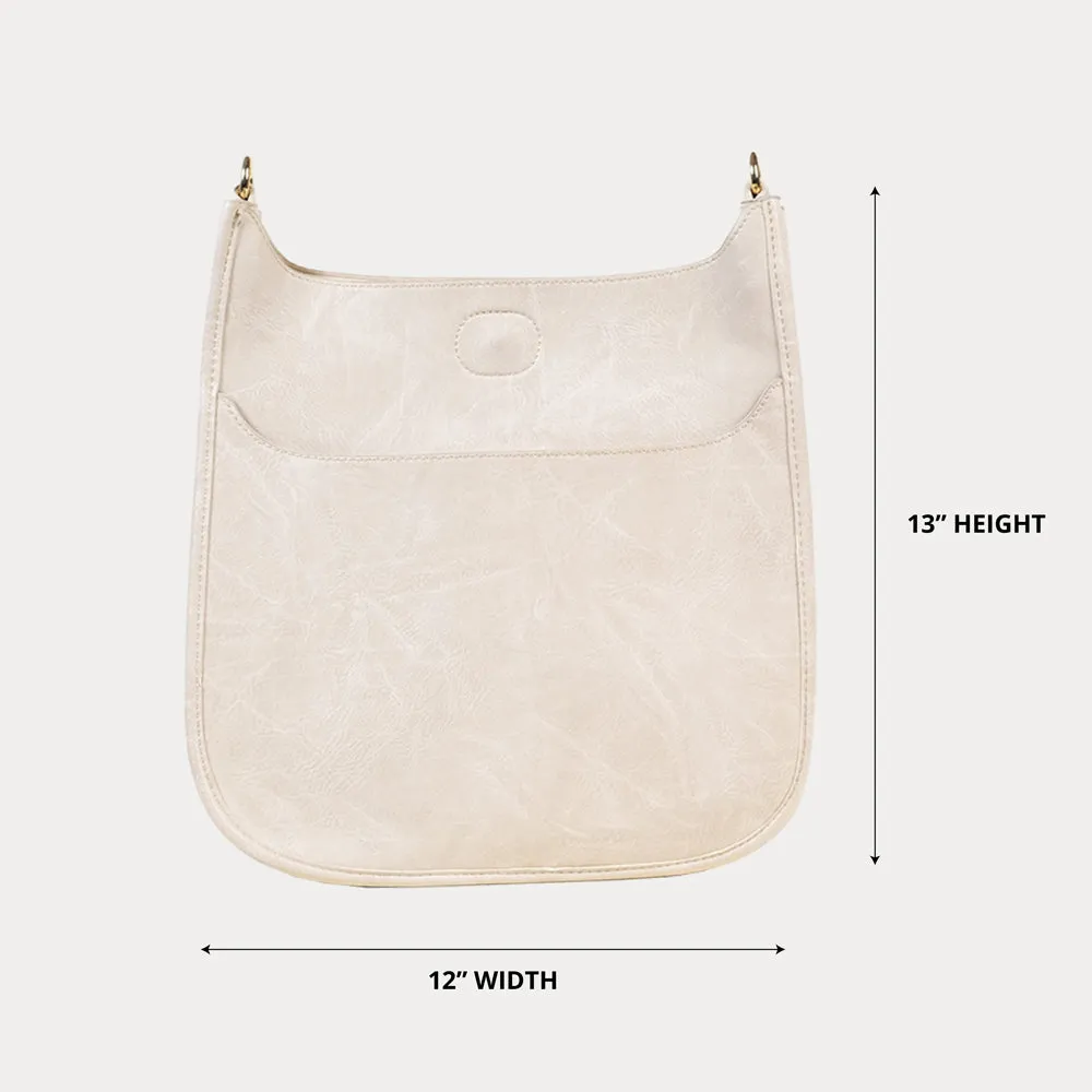 Classic Vegan Leather Messenger