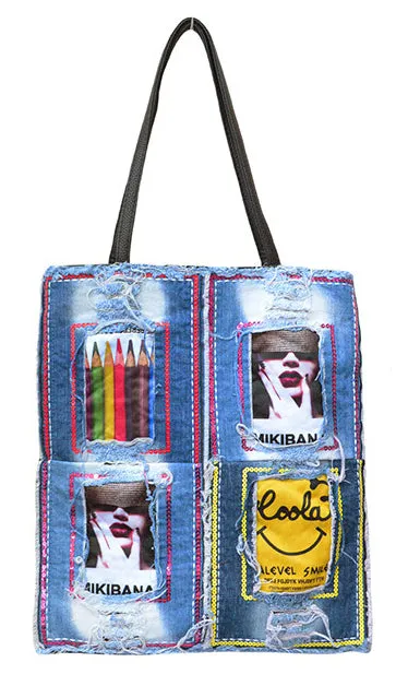 Denim Tote Bag