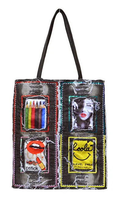 Denim Tote Bag