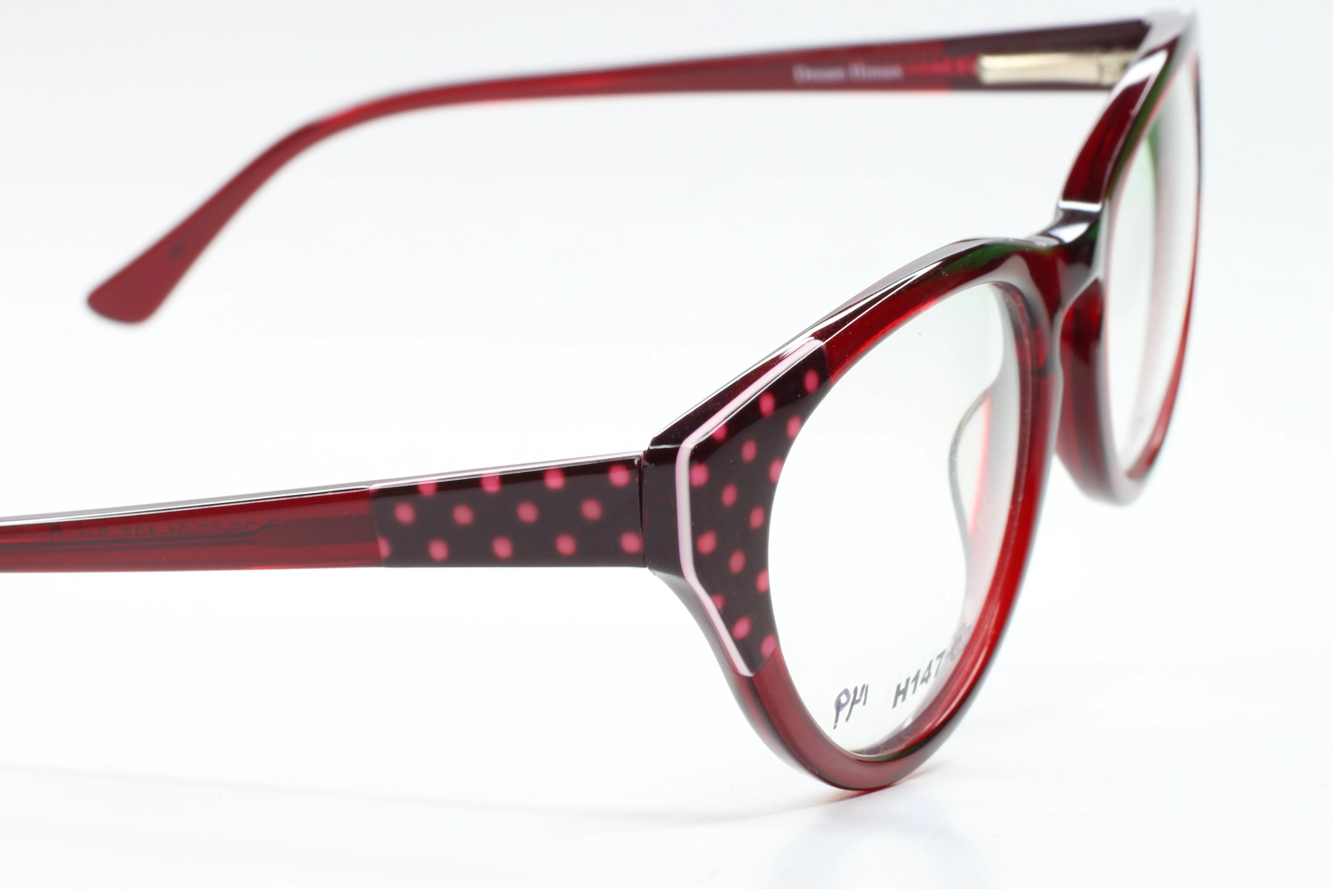 Dream Himax H147 Burgundy Pink Designer Eyeglasses -Wo