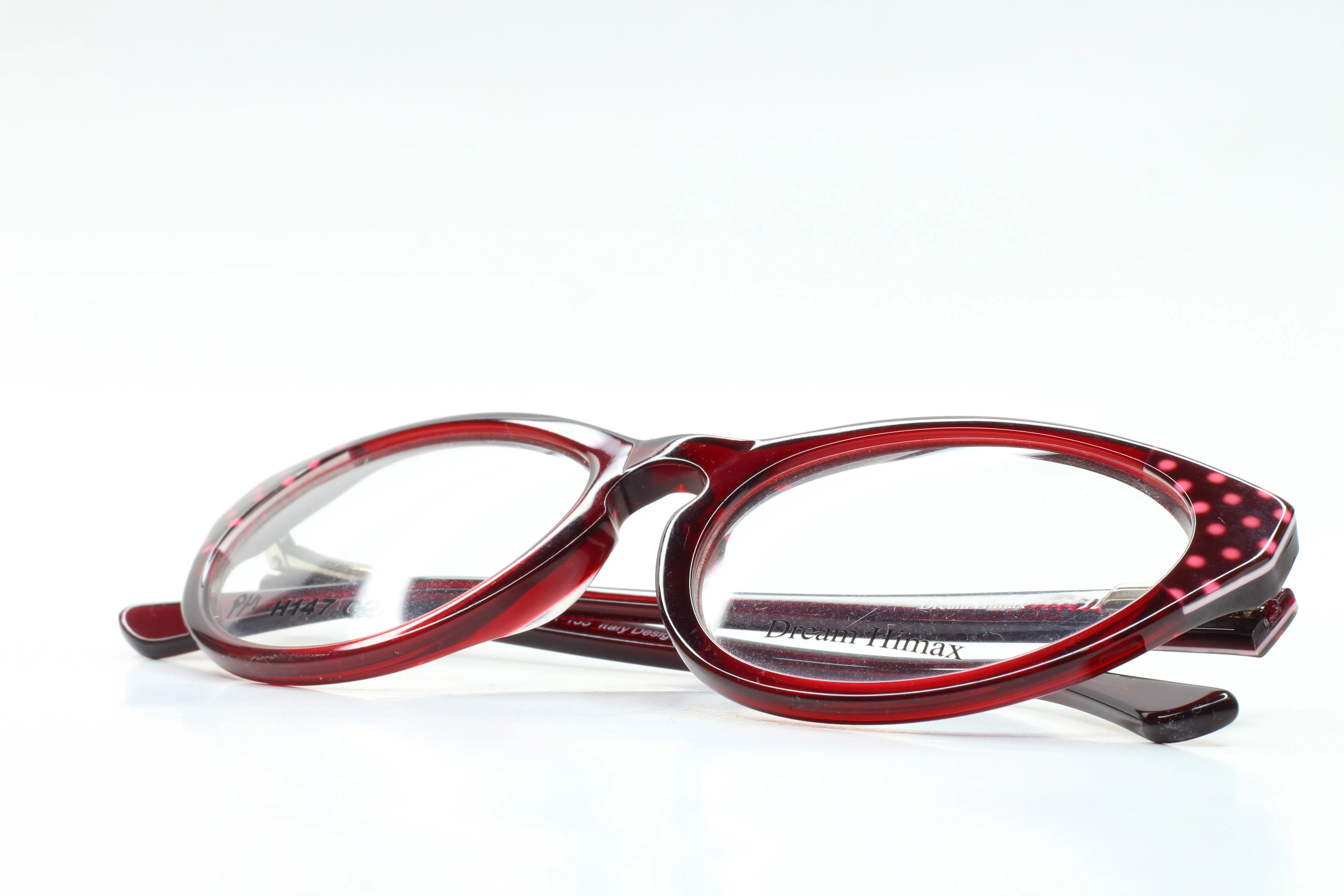Dream Himax H147 Burgundy Pink Designer Eyeglasses -Wo