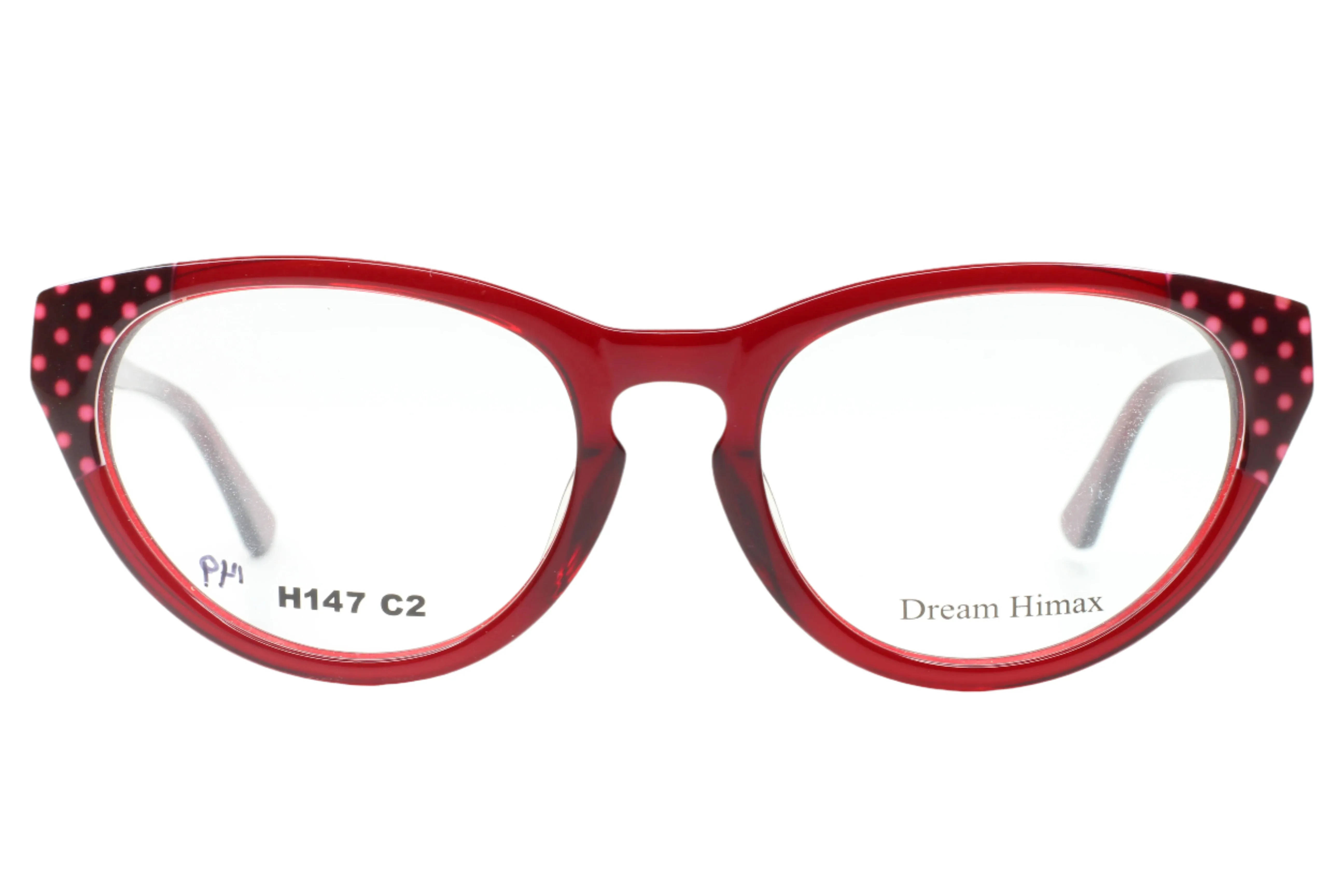 Dream Himax H147 Burgundy Pink Designer Eyeglasses -Wo