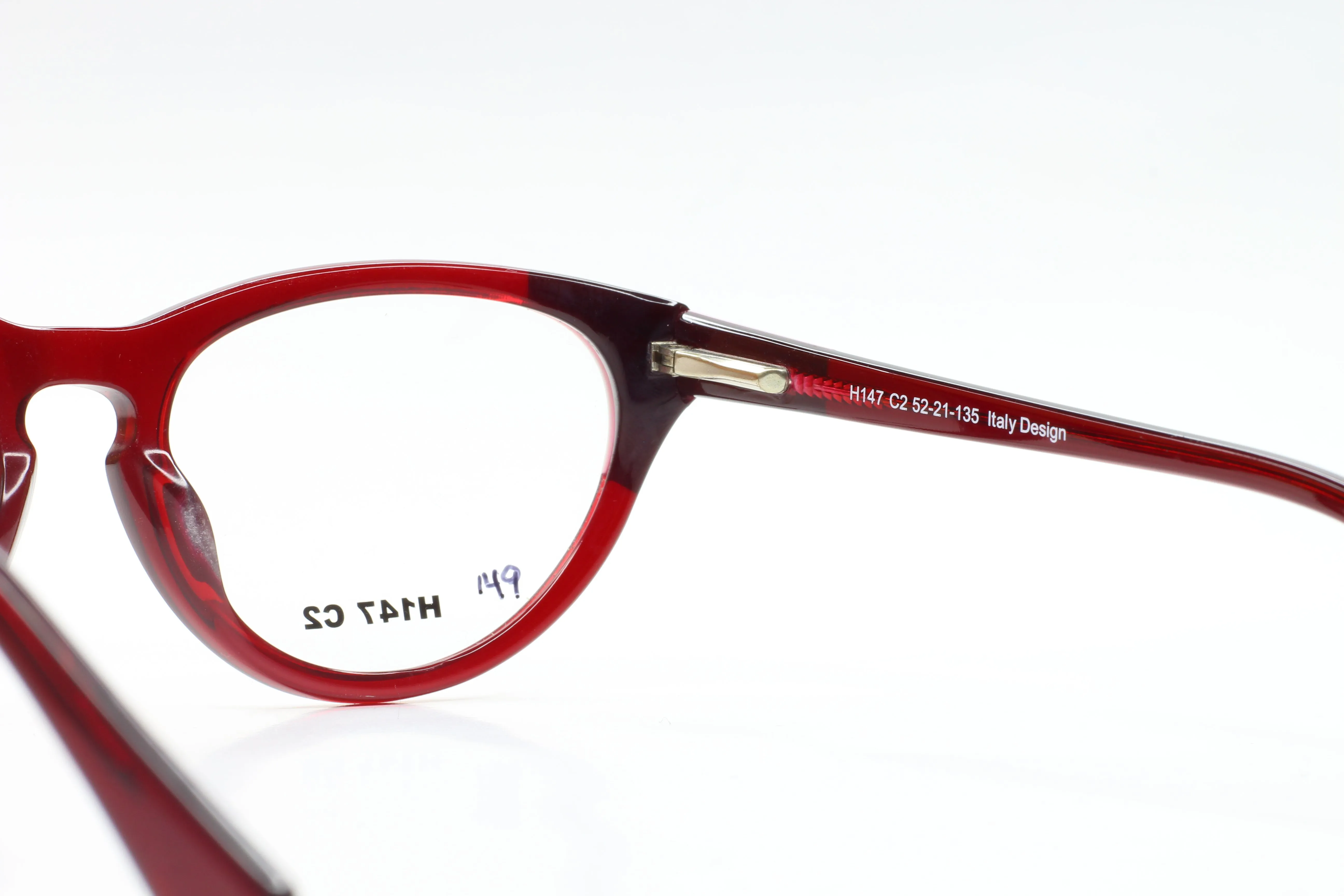 Dream Himax H147 Burgundy Pink Designer Eyeglasses -Wo