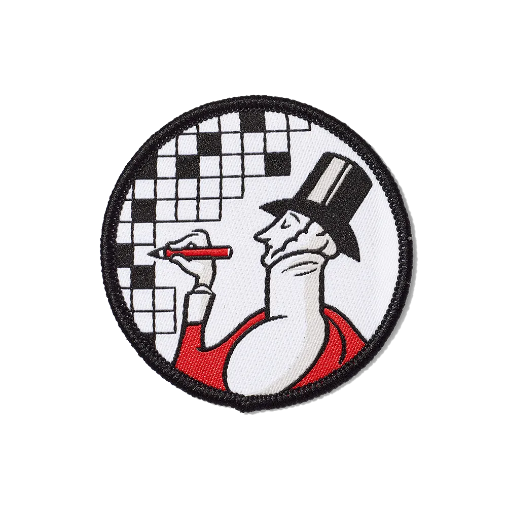 Embroidered Eustace Patch, Puzzles Edition