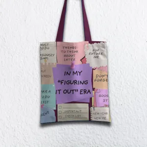 In My Figuring It Out Era – Tote Bag with Zipper