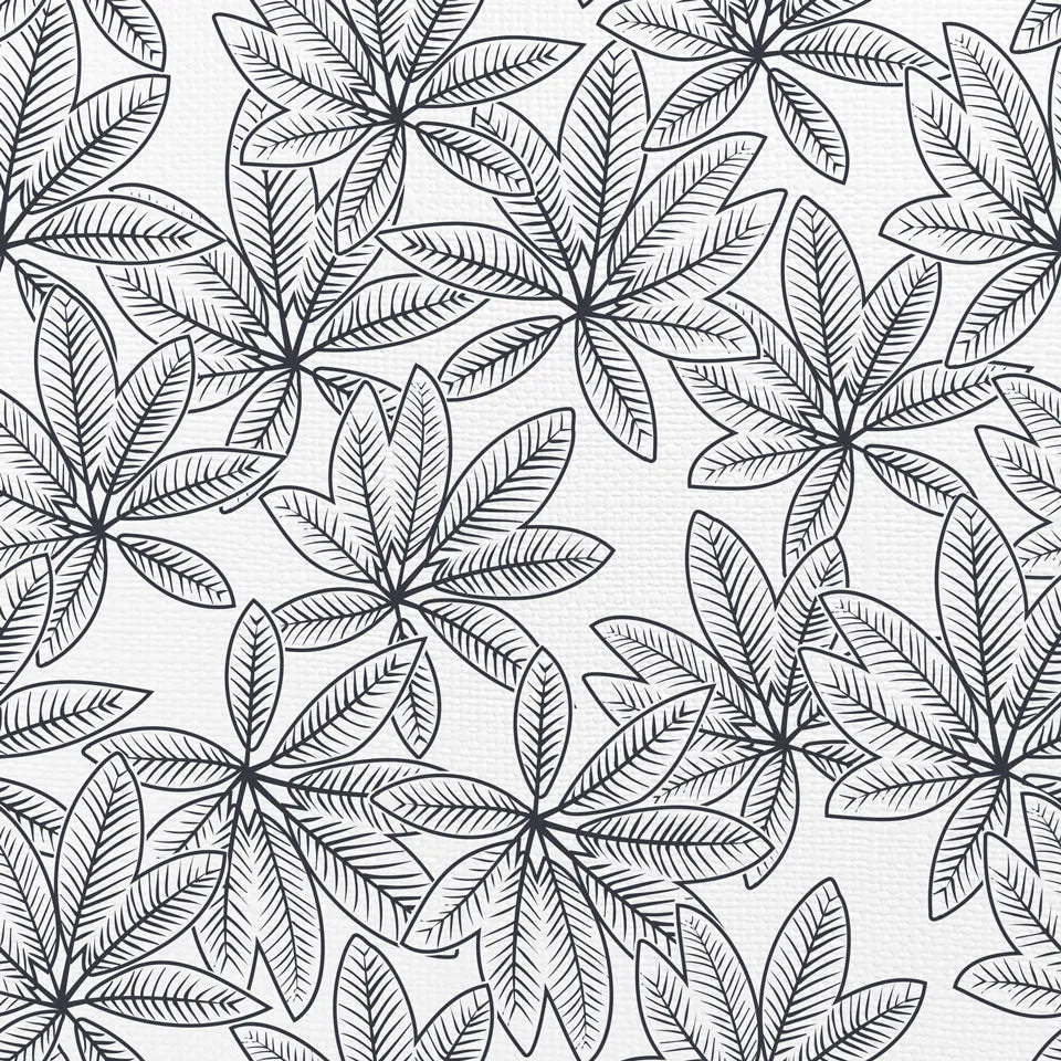 Papier peint autocollant Feuille étoilée