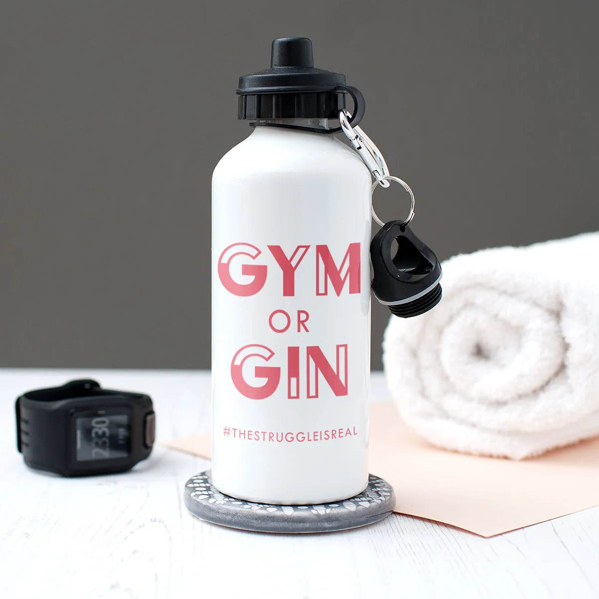 Personalised 'Gym Or Gin' Tote Bag