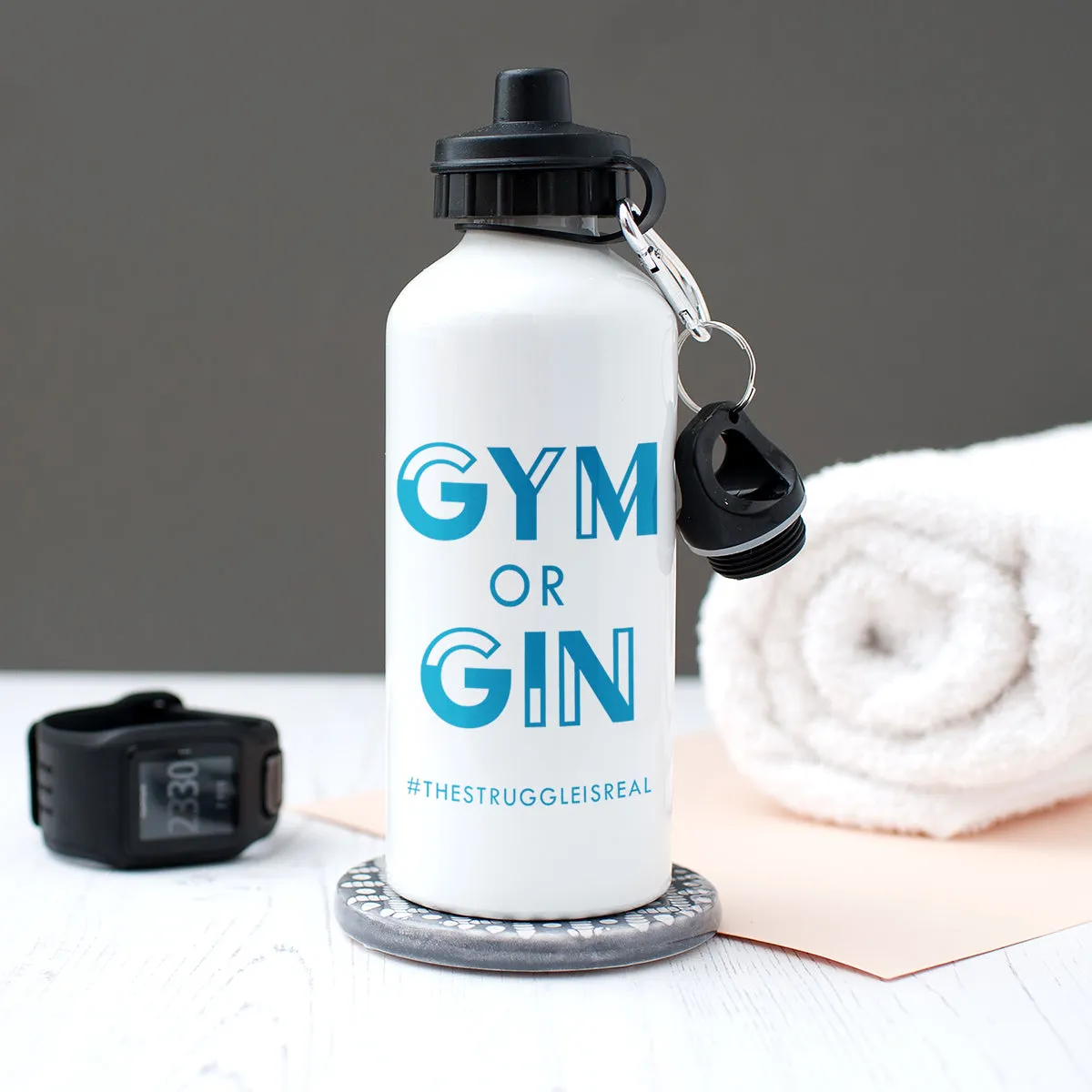 Personalised 'Gym Or Gin' Tote Bag