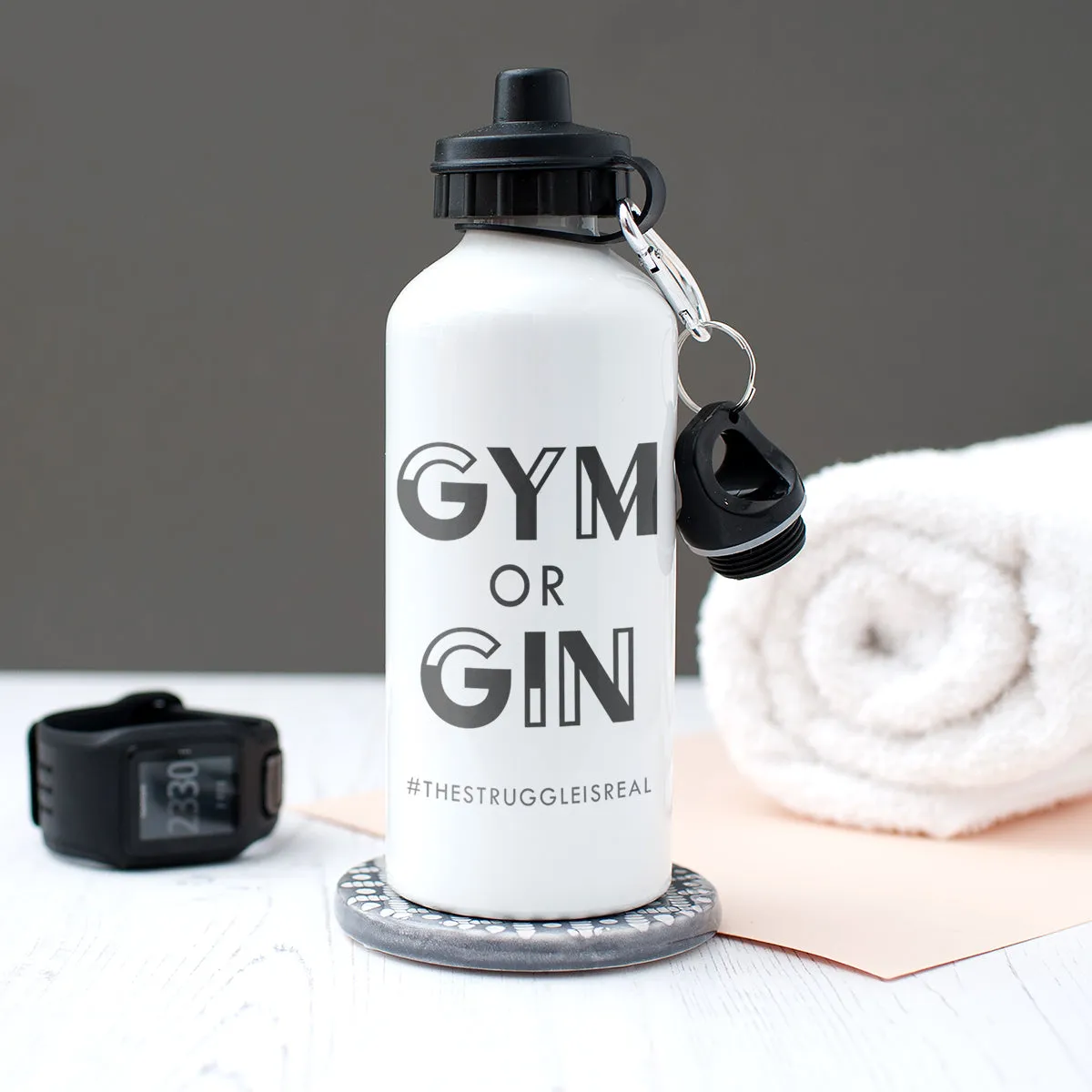 Personalised 'Gym Or Gin' Tote Bag