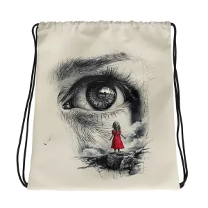Through My Mother’s Eyes: A Glimpse Drawstring bag