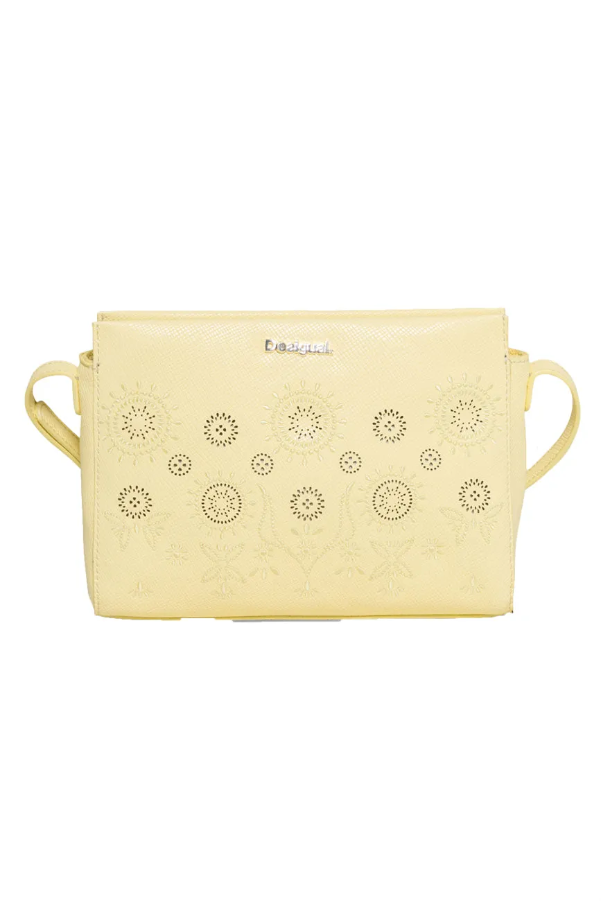 Vegas Vanesa Patterned Faux Leather Handbag Red / Lemon Desigual Style 74X9YX4
