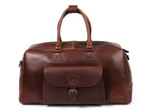 Velour Leather Duffle Bag