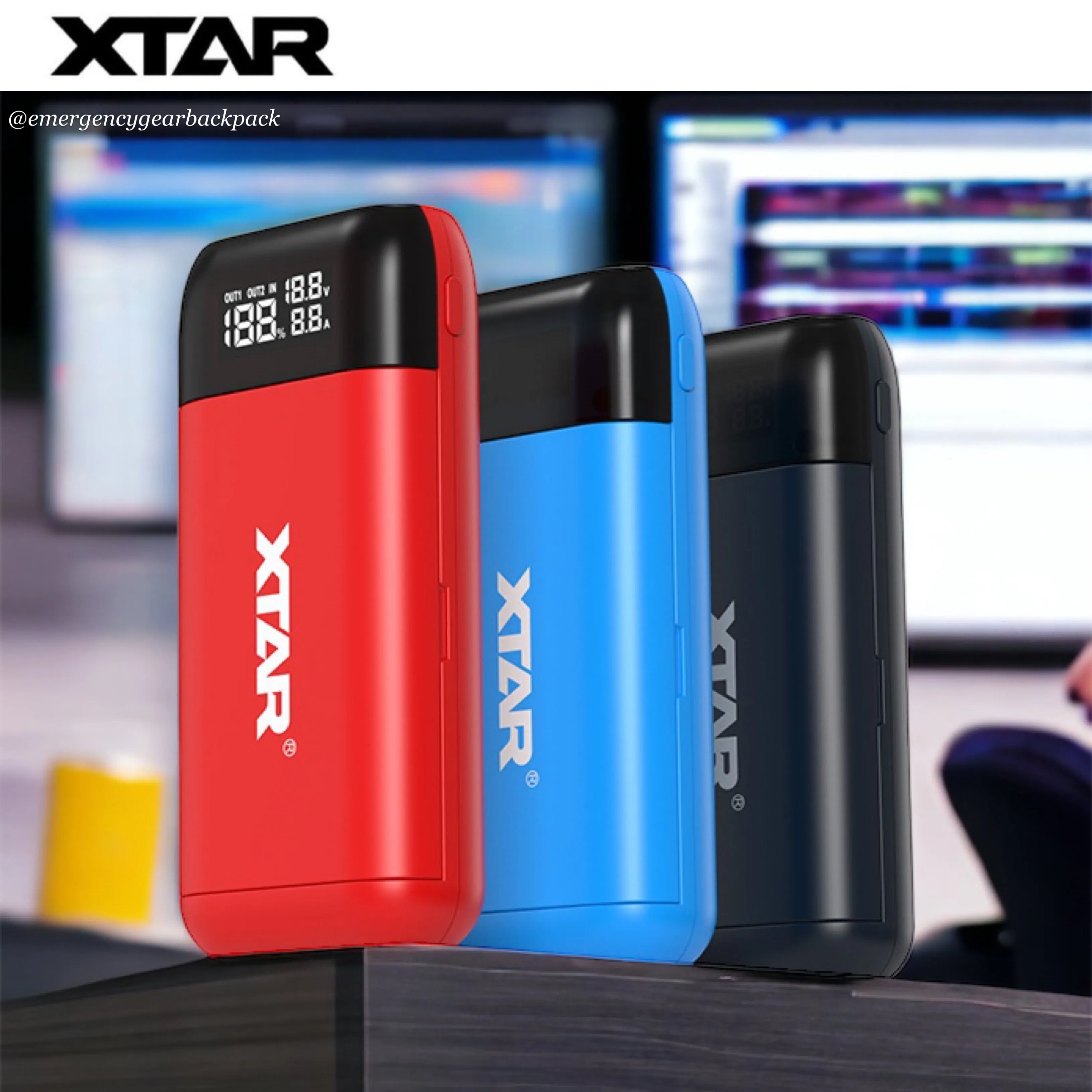 XTAR PB2SL Portable Battery Charger & Power Bank QC3.0 & PD3.0