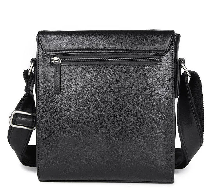 YAAGLE Men's Vintage Crazy Horse Leather Flap Messenger Bag YG7055
